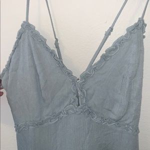 Laveur Blue Ruffle Dress